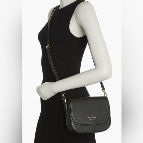 Kate spade Blake pebbled leather saddle crossbody bag - Picture 7 of 16